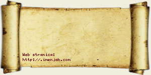 Tina Stanojev vizit kartica